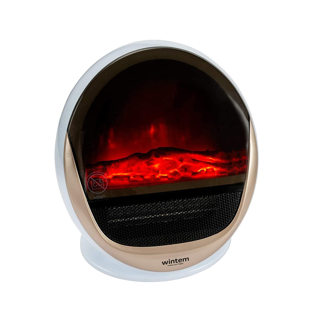 Egg Stufa Elettrica con effetto camino 750/1500 Watt