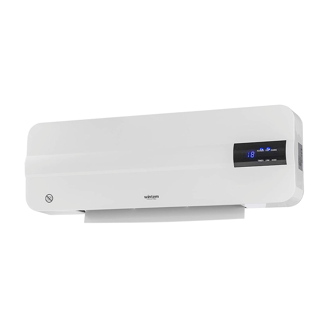 Olimpo Termoventilatore a Muro con Timer in Ceramica 2000W Display LCD