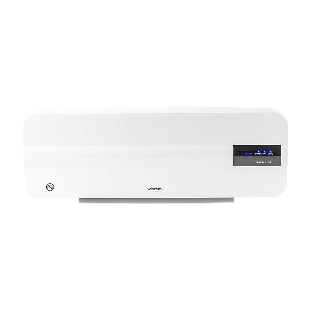 Olimpo Termoventilatore a Muro con Timer in Ceramica 2000W Display LCD